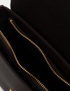 Answear.LAB чанта crossbody дамска от кожа кафява
