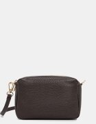 Answear.LAB чанта crossbody дамска от кожа кафява