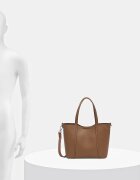Answear.LAB чанта crossbody дамска от кожа кафява