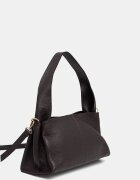 Answear.LAB чанта crossbody дамска от кожа кафява