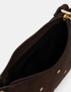 Answear.LAB чанта crossbody дамска от велур кафява