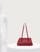Answear.LAB чанта дамска от кожа червена