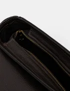Answear.LAB чанта дамска от кожа кафява