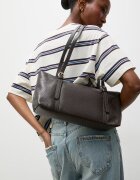 Answear.LAB чанта дамска от кожа кафява