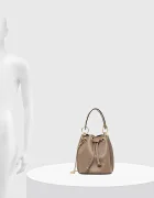 Answear.LAB чанта с дълга дръжка дамска от кожа кафява