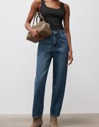Answear.LAB дънки mom fit дамски сини