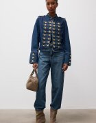 Answear.LAB дънки mom fit дамски сини