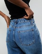 Answear.LAB Дънки wide leg дамски сини