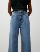 Answear.LAB дънки wide leg дамски сини