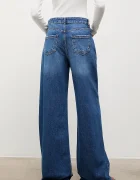 Answear.LAB дънки wide leg дамски сини