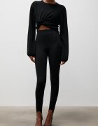 Answear.LAB клин дамски черен с висока талия