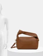 Answear.LAB Кожена чанта в кафяво