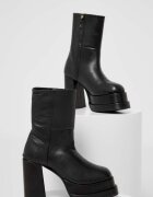 Answear.LAB Кожени боти x limited collection NO SHAME