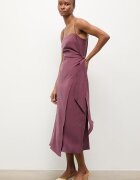 Answear.LAB Кожени чехли from the Unscripted collection в бежово с тънък ток