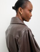 Answear.LAB Кожено яке LANI from the Unscripted collection кафяво