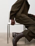 Answear.LAB кубинки дамски от кожа кафяви
