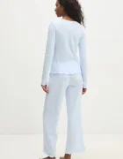 Answear.LAB Памучна пижама Answear Lab в синьо от памук