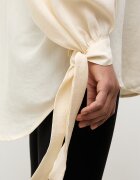 Answear.LAB риза дамска от модал жълта изчистена шарка