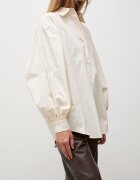 Answear.LAB риза дамска от памук бежова с изчистена шарка
