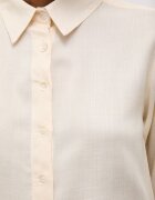 Answear.LAB риза дамска от вискоза бежова с изчистена шарка