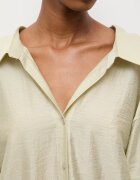Answear.LAB риза дамска с лиосел зелена с изчистена шарка