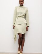 Answear.LAB Рокля from the Unscripted collection в зелено къса със стандартна кройка