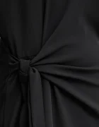 Answear.LAB Рокля в черно дълга разкроена