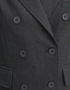 Answear.LAB Сако в сиво с двуредно закопчаване с изчистен дизайн