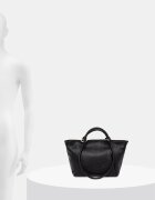 Answear.LAB шопинг чанта дамска от кожа черна