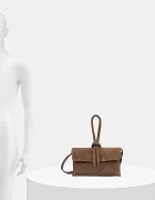 Answear.LAB Велурена чанта в бежово