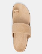 Answear.LAB Велурени чехли в бежово