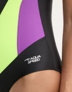 Aqua Speed Цял бански Nina в черно с мека чашка