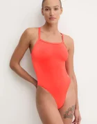 Aqua Speed Цял бански в червено с меки чашки