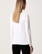 ARMANI EXCHANGE блуза с дълги ръкави дамска от памук бяла XW002761 AF23954