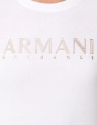 ARMANI EXCHANGE блуза с дълги ръкави дамска от памук бяла XW002761 AF23954