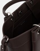 ARMANI EXCHANGE чанта дамска от имитация на кожа кафява 942910 CC783