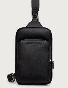 ARMANI EXCHANGE чанта през рамо мъжка от имитация на кожа черна XM000843 AF12134