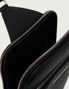 ARMANI EXCHANGE чанта през рамо мъжка от имитация на кожа черна XM000843 AF12134