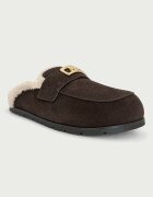 ARMANI EXCHANGE чехли дамски от велур кафяви XW003096 AF27450 M6444