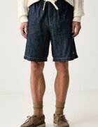 ARMANI EXCHANGE къс панталон мъжки от памук тъмносин със стандартна талия XM003077 AF26951