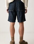 ARMANI EXCHANGE къс панталон мъжки от памук тъмносин със стандартна талия XM003077 AF26951