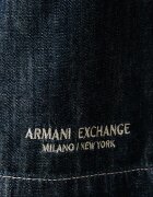 ARMANI EXCHANGE къс панталон мъжки от памук тъмносин със стандартна талия XM003077 AF26951