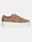 ARMANI EXCHANGE маратонки дамски от велур кафяви XW003070 AF27079 U6120