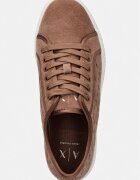 ARMANI EXCHANGE маратонки дамски от велур кафяви XW003070 AF27079 U6120