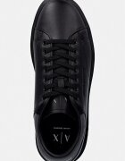 ARMANI EXCHANGE маратонки мъжки от кожа сиви XUX123 XV534 MC694