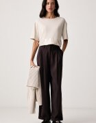 ARMANI EXCHANGE официален панталон дамски кафяв с висока талия XW002496 AF16148