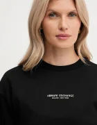 ARMANI EXCHANGE Памучен суичър в черно с принт XW001451 AF10830