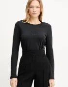ARMANI EXCHANGE Памучна блуза с дълги ръкави
