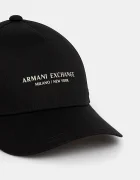 ARMANI EXCHANGE Памучна шапка с козирка в черно XM001694 AF15502