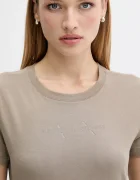 ARMANI EXCHANGE Памучна тениска дамска в зелено XW001366 AF10356